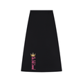 Women's Solid Color Knit Maxi Skirt