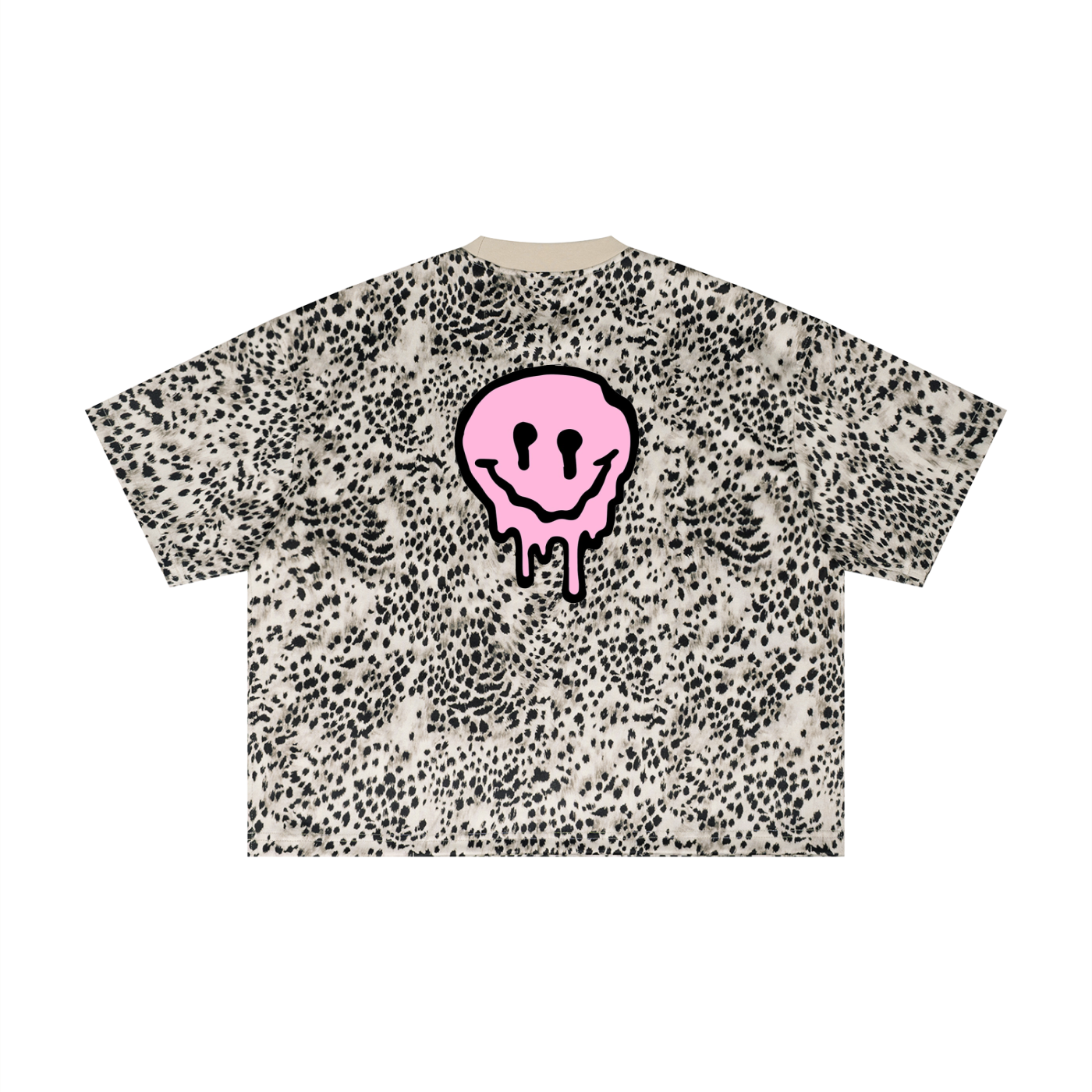 Unisex Leopard Print Boxy T-Shirt