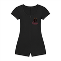 Women's Dual-Function Cape Tie-Waist Romper
