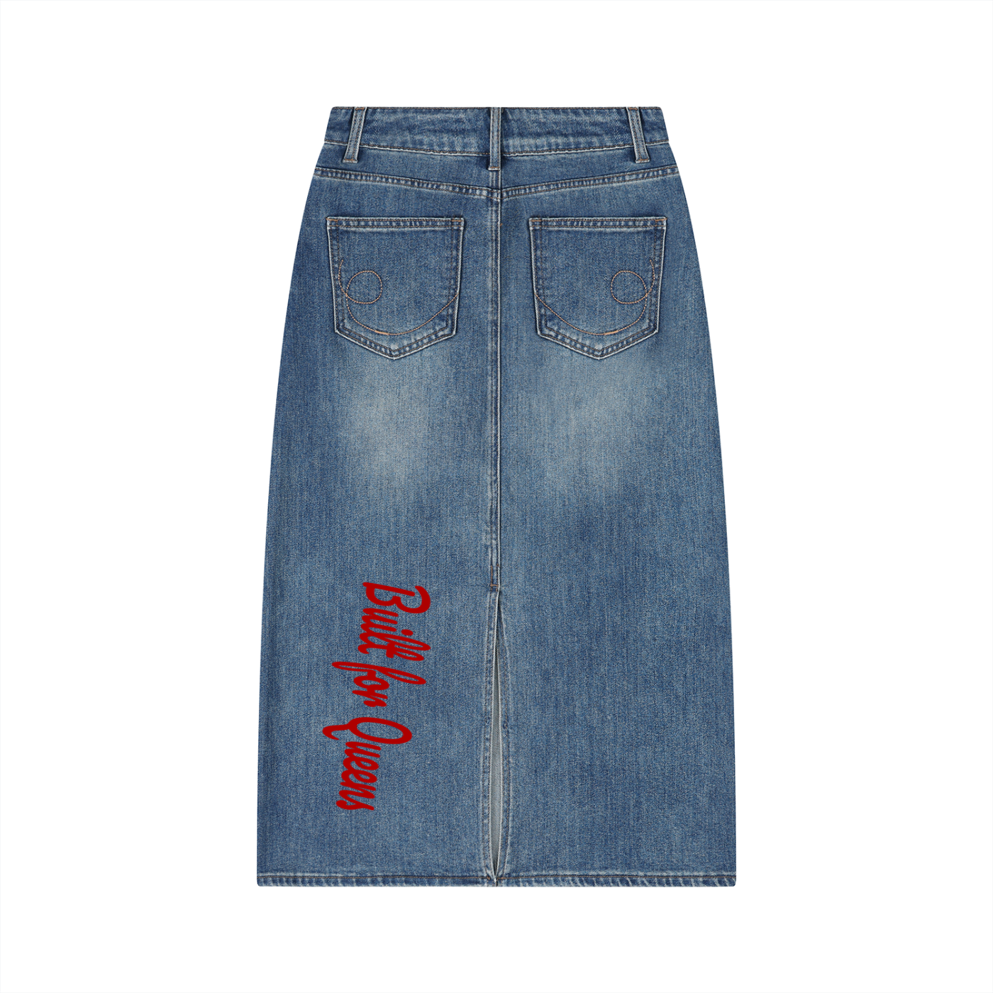 Women’s Vintage Wash Denim Skirt