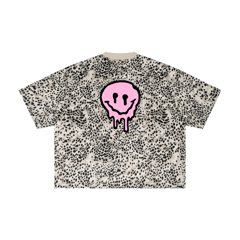 Unisex Leopard Print Boxy T-Shirt