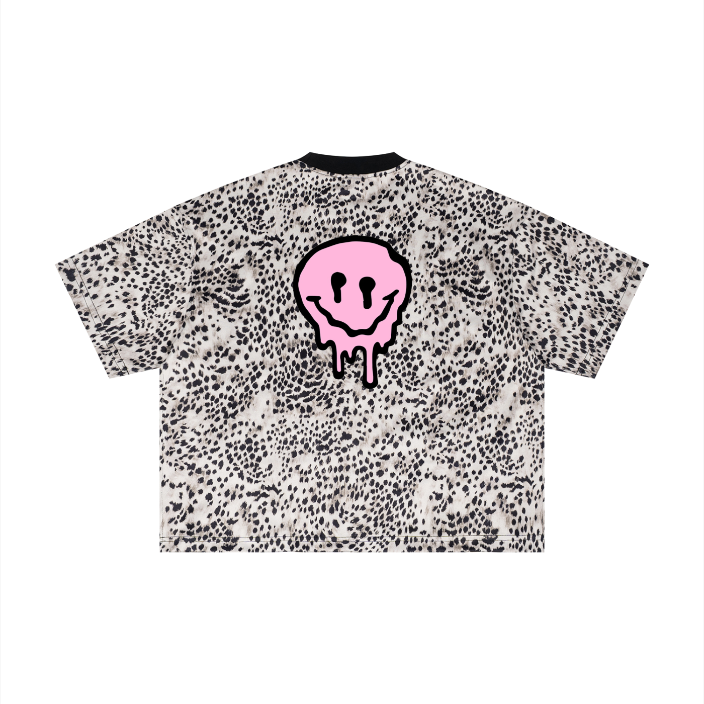 Unisex Leopard Print Boxy T-Shirt