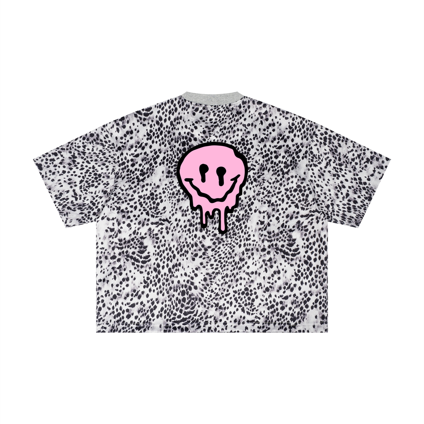 Unisex Leopard Print Boxy T-Shirt