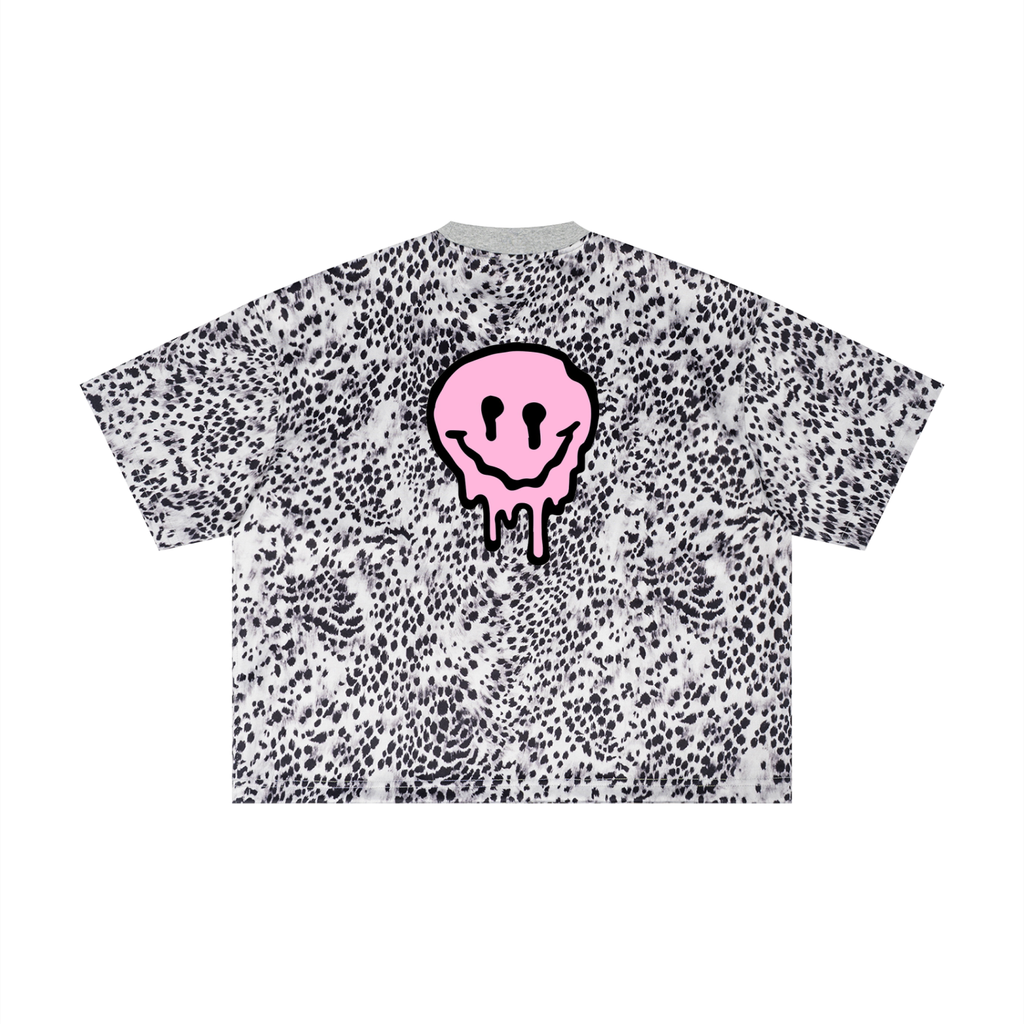 Unisex Leopard Print Boxy T-Shirt