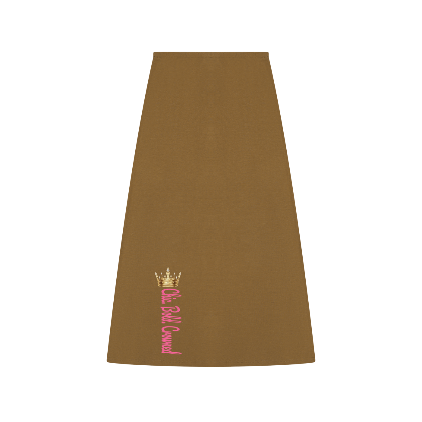 Women's Solid Color Knit Maxi Skirt