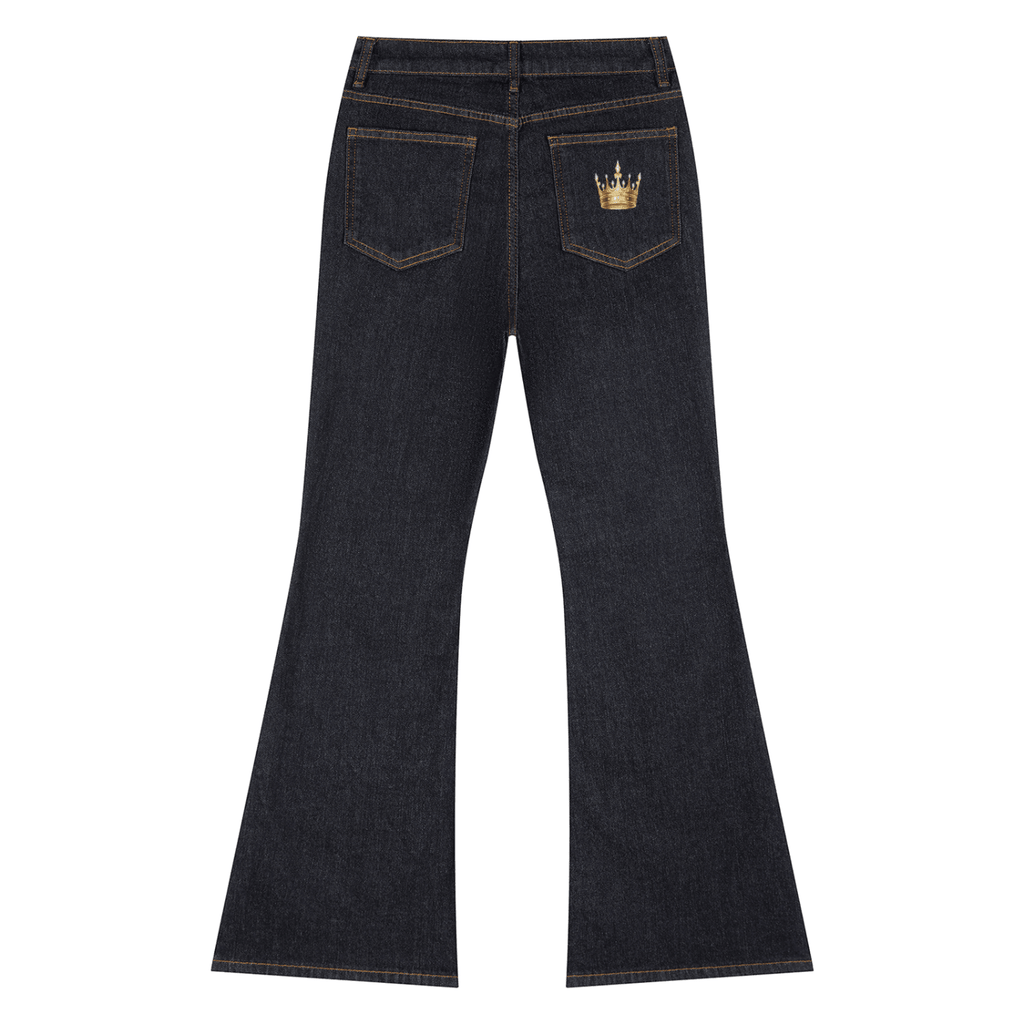 Women's High - Rise Flared Jeans - Queen’s Boutique