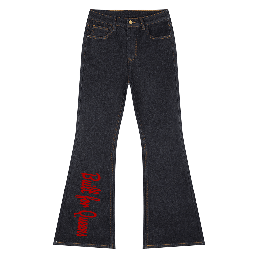 Women's High - Rise Flared Jeans - Queen’s Boutique