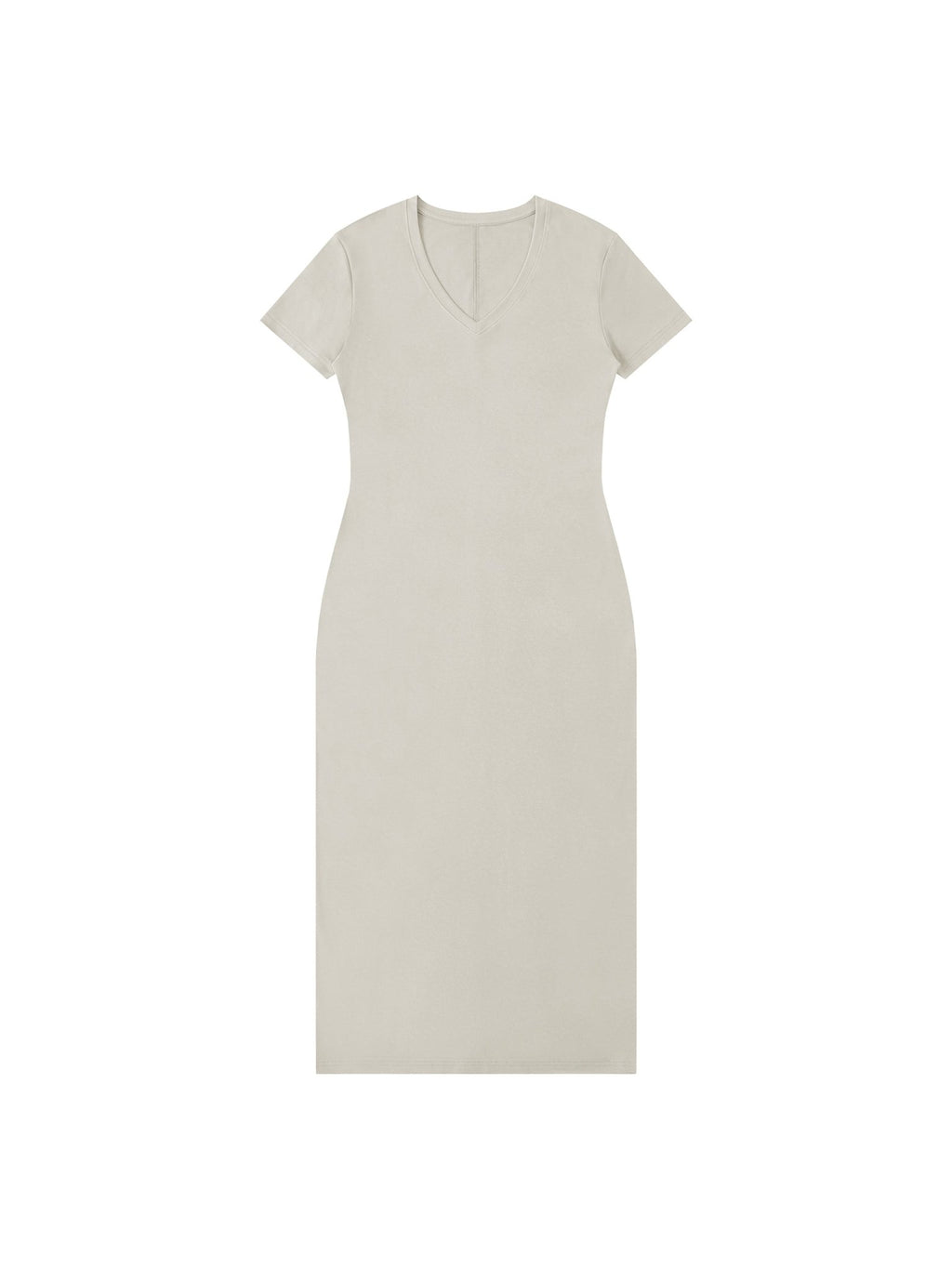 Women's V - Neck Short Sleeve Maxi Dress - Queen’s Boutique